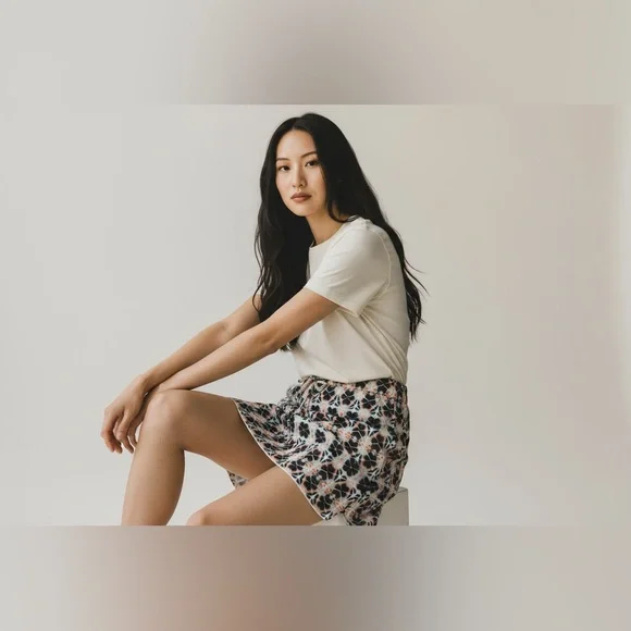 J.Jill FIT Skort Mini Geometric Print Small Women’s - Picture 2 of 8